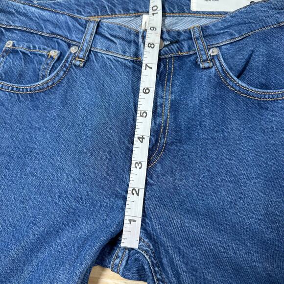 Rag & Bone NWT Blue Featherweight Dre Low Rise Slim Boyfriend Jeans Size 25 - Picture 8 of 9